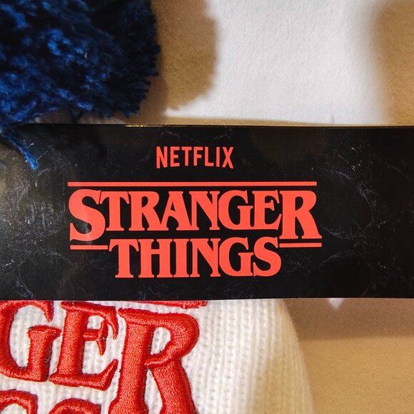 NWT Stranger Things Unisex Beanie with Pompom One Size - Picture 2 of 6